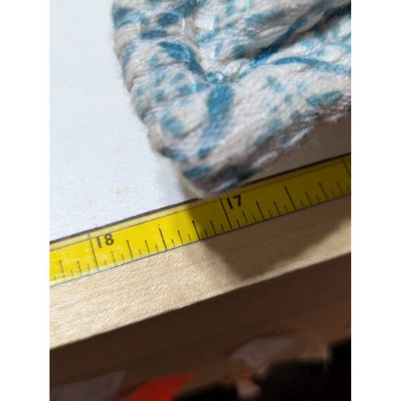 Anthropologie Decorative Pillow Set - Double-Sided Patterned Cushions Blue & Yel - Picture 4 of 5